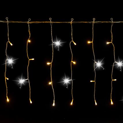 Aigostar - LED kültéri karácsonyi fényfüzér 200xLED 8x0,4m IP44 meleg fehér