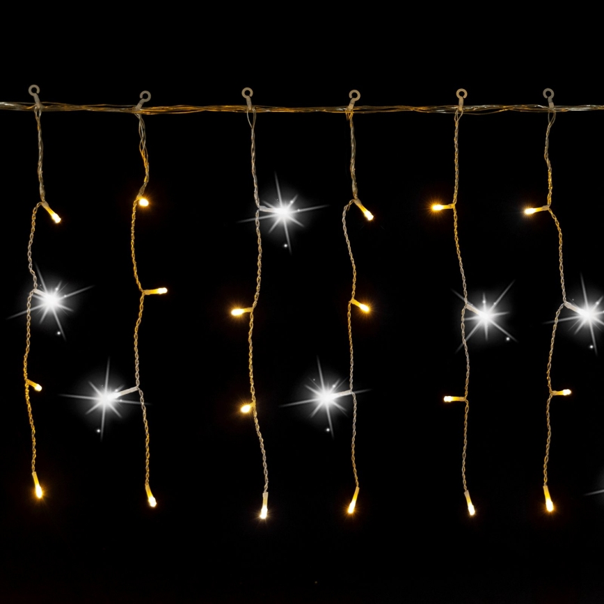 Aigostar - LED kültéri karácsonyi fényfüzér 200xLED 8x0,4m IP44 meleg fehér