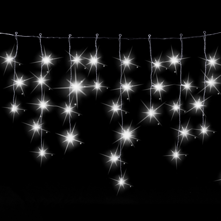 Aigostar - LED kültéri karácsonyi fényfüzér 200xLED 8x0,6m IP44 hideg fehér