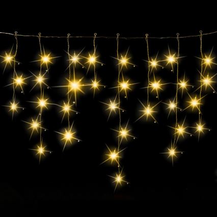 Aigostar - LED kültéri karácsonyi fényfüzér 200xLED 8x0,6m IP44 meleg fehér