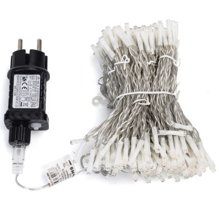 Aigostar - LED kültéri karácsonyi füzér 234xLED/8 funkció 1,2x1,8 m IP44 hideg fehér