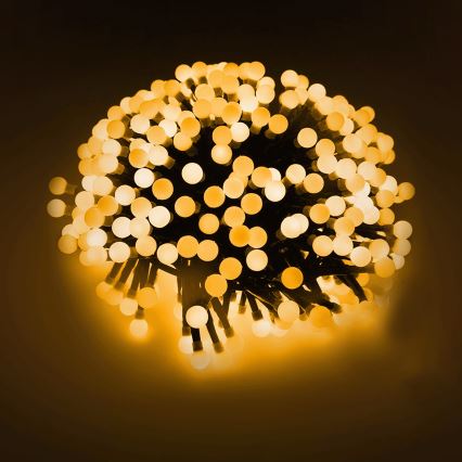 Aigostar - LED kültéri karácsonyi fényfüzér 25xLED/8 funkciós 3xAA 2,8m IP44 meleg fehér