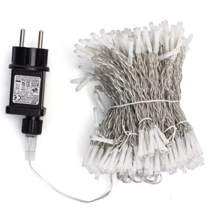 Aigostar - LED kültéri karácsonyi fényfüzér 288xLED/8 funkció 1,5x1,8m IP44 hideg fehér