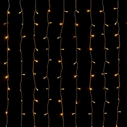 Aigostar - LED kültéri karácsonyi fényfüzér 288 LED 1,5x1,8m IP44 meleg fehér