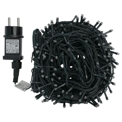 Aigostar - LED kültéri karácsonyi fényfüzér 300 LED/8 funkció 30 m IP44 hideg fehér