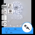 Aigostar - LED kültéri karácsonyi fényfüzér 300xLED/8 funkció 18m IP44 hideg fehér