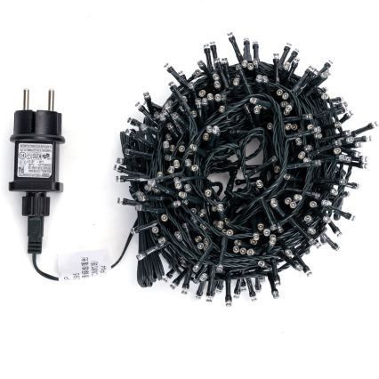 Aigostar - LED kültéri karácsonyi fényfüzér 320xLED+80xLED 23m IP44 meleg+hideg fehér