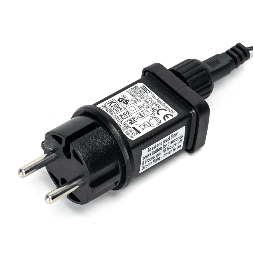 Aigostar - LED kültéri karácsonyi fényfüzér 400 LED/8 funkció 23 m IP44 meleg fehér