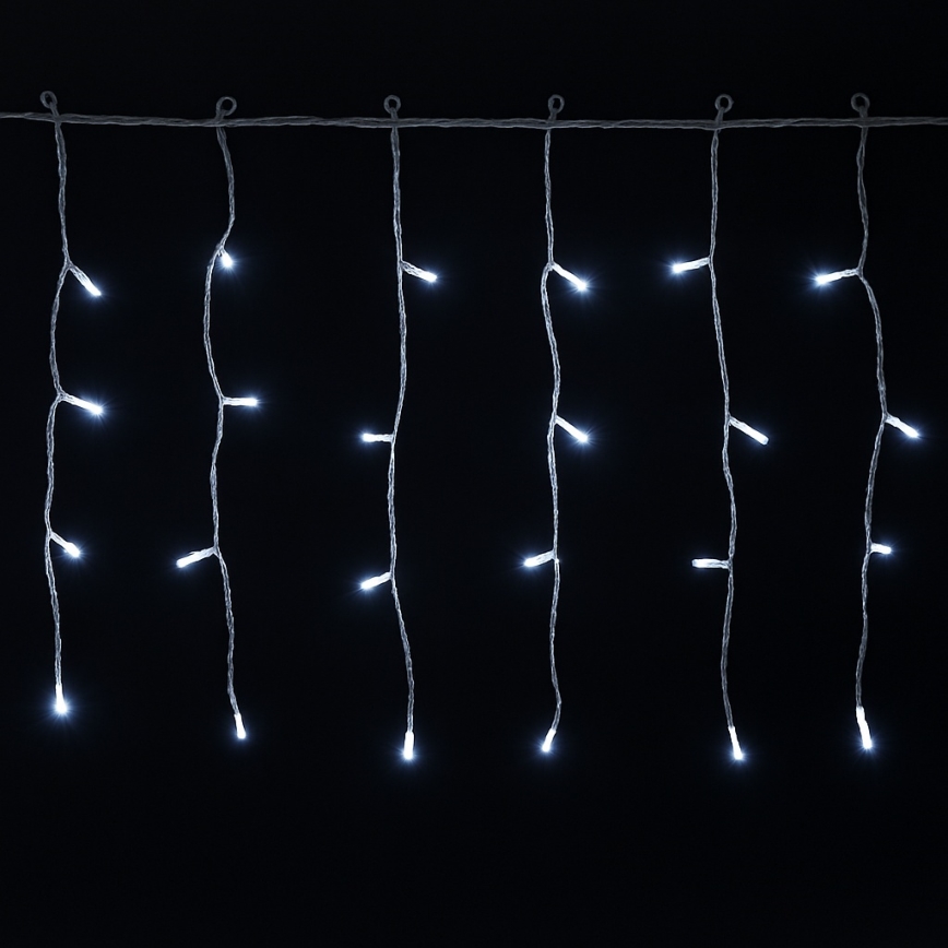 Aigostar - LED kültéri fényfüzér 400xLED/8 üzemmód 20x0,4 m IP44 hideg fehér
