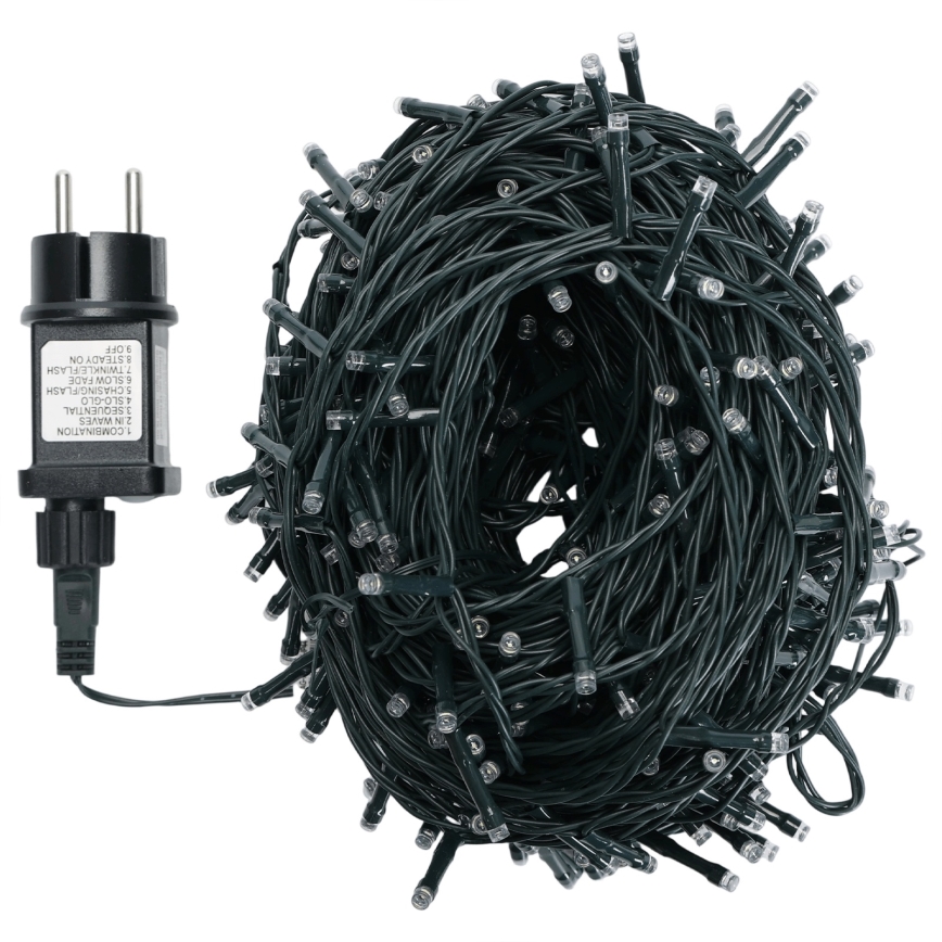 Aigostar - LED kültéri karácsonyi fényfüzér 500 LED/8 funkció 50 m IP44 meleg fehér