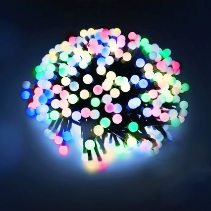 Aigostar - LED kültéri karácsonyi fényfüzér 50xLED/8 funkció 3xAA 5,3m IP44 többszínű
