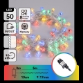 Aigostar - LED kültéri karácsonyi fényfüzér 50xLED/8 funkciós 8m IP44 többszínű