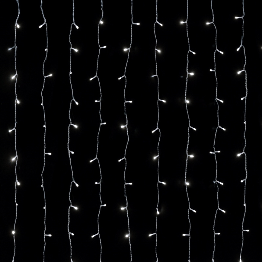 Aigostar - LED kültéri karácsonyi fényfüzér 558xLED 3x1,8m IP44 hideg fehér