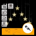 Aigostar - LED kültéri karácsonyi fényfüzér 70xLED/230V 1,2x1m IP44 meleg fehér csillagok