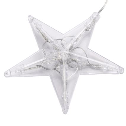 Aigostar - Kültéri LED karácsonyi fényfüzér 70 LED 1,2x1m IP44 meleg fehér csillagok
