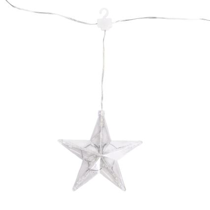 Aigostar - Kültéri LED karácsonyi fényfüzér 70 LED 1,2x1m IP44 meleg fehér csillagok