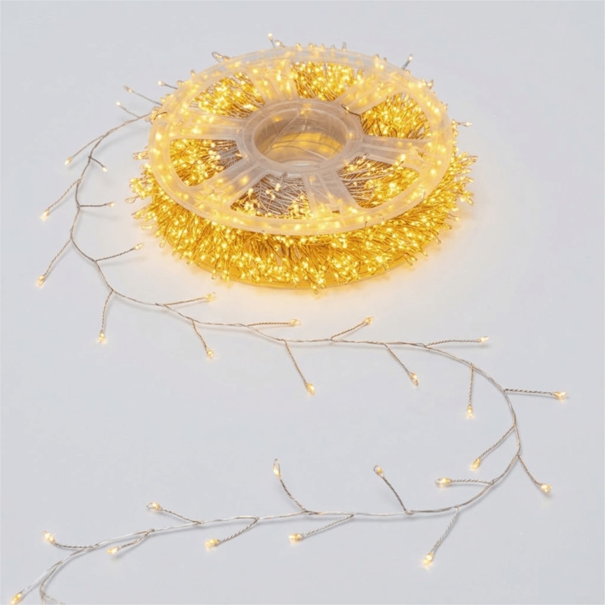 Aigostar - LED kültéri karácsonyi fényfüzér 800 LED/8 funkció 23 m IP44 meleg fehér