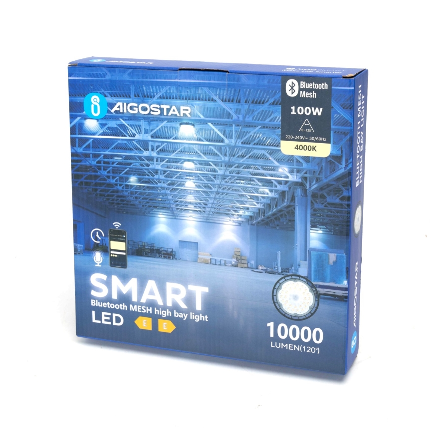 Aigostar - LED ipari dimmelhető kültéri lámpa MESH High Bay LED/100W/230V 4000K IP65