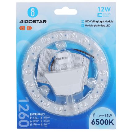 Aigostar - LED mágneses modul LED/12W/230V 6500K