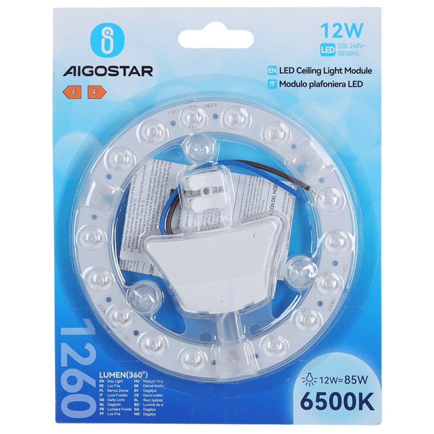 Aigostar - LED mágneses modul LED/12W/230V 6500K