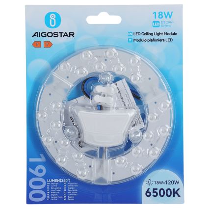 Aigostar - LED mágneses modul LED/18W/230V 6500K