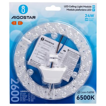 Aigostar - LED mágneses modul LED/24W/230V 6500K