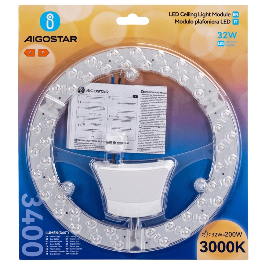 Aigostar - LED mágneses modul LED/32W/230V 3000K