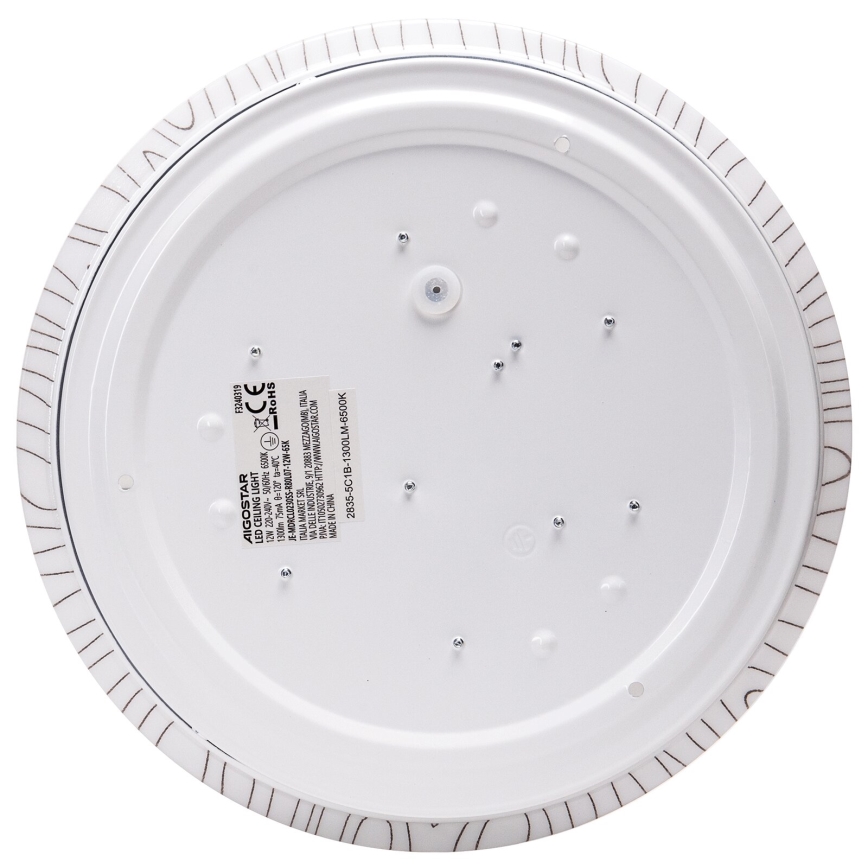 Aigostar - LED Mennyezeti lámpa LED/12W/230V 6500K