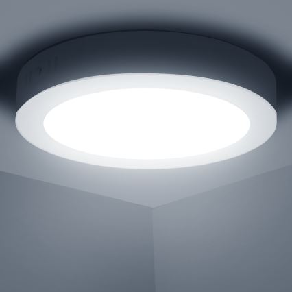 Aigostar - LED Mennyezeti lámpa LED/12W/230V átm. 17,4 cm 6500K fehér