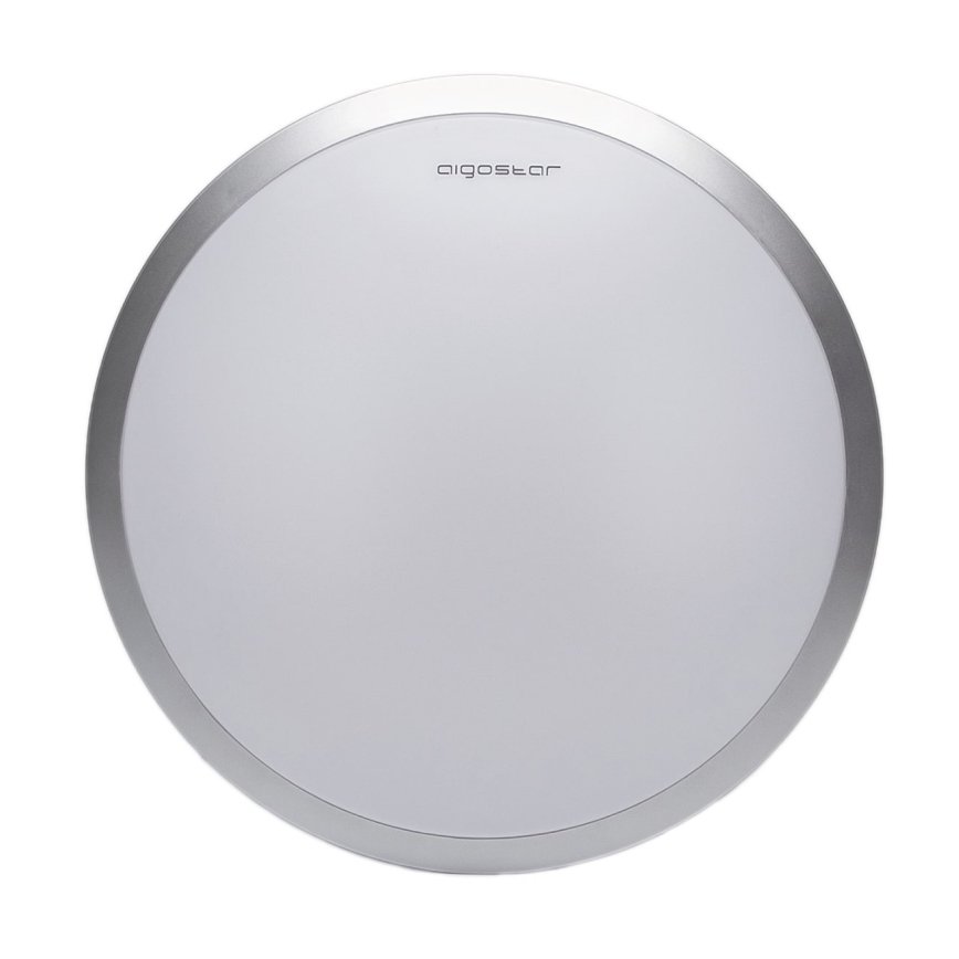 Aigostar - LED Mennyezeti lámpa LED/18W/230V 3000K fényezett króm