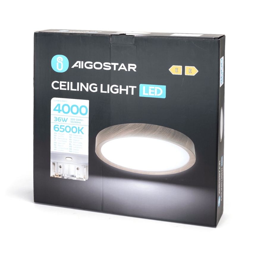Aigostar - LED Mennyezeti lámpa LED/36W/230V 6500K átm. 48,1 cm