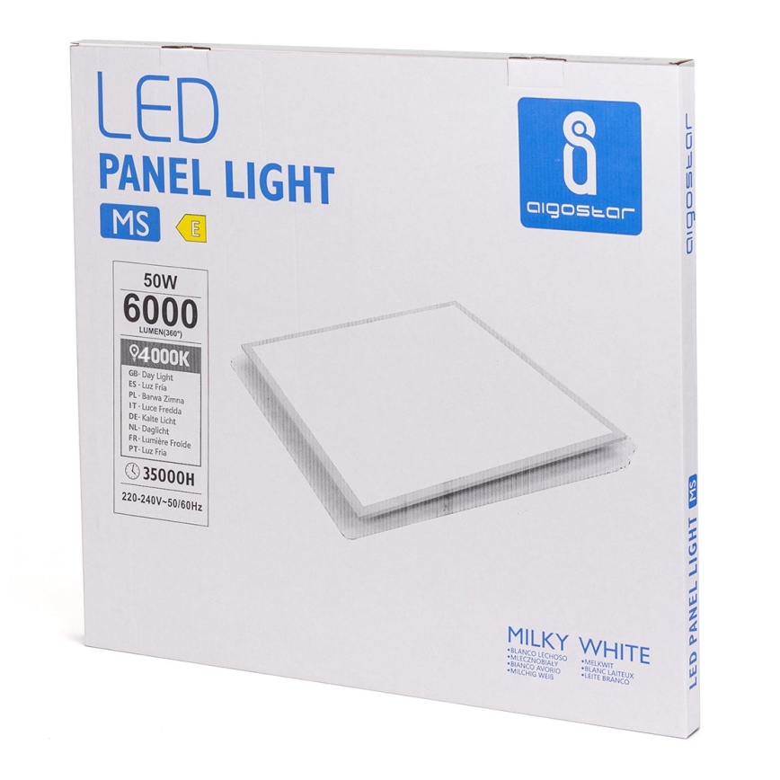Aigostar - LED álmennyezeti panel LED/50W/230V 4000K 60x60 cm