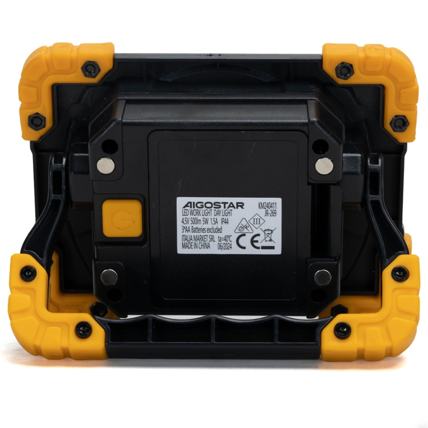 Aigostar - LED munkalámpa LED/5W/3xAA 6500K IP44