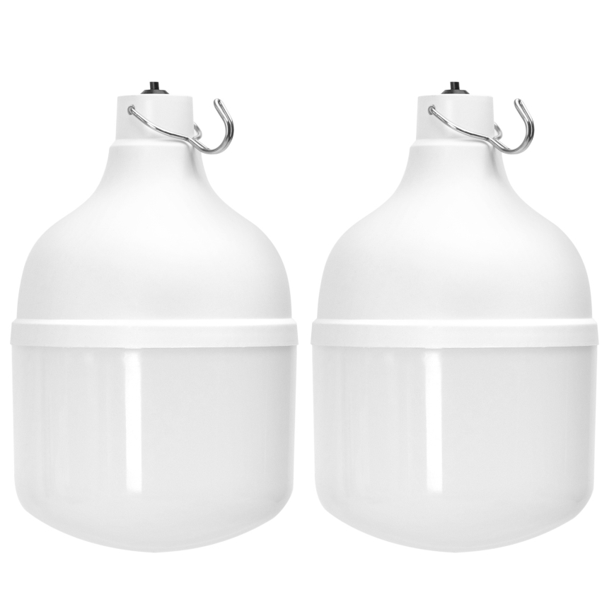 Aigostar - LED Napelemes csillár 2xLED/35W/12V 6000 mAh 6500K átm. 10 cm + távirányítás