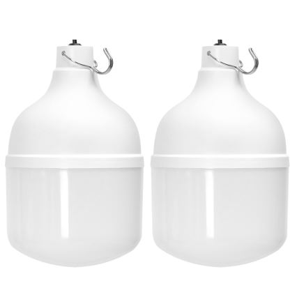 Aigostar - LED Napelemes csillár érzékelővel 2xLED/35W/12V 6000 mAh 6500K átm. 10 cm + távirányítás