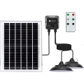 Aigostar - LED napelemes csillár érzékelővel 2xLED/70W/12V 12000 mAh 6500K átm. 23,5 cm + távirányító