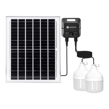 Aigostar - LED napelemes csillár érzékelővel 2xLED/70W/12V 12000 mAh 6500K IP65 átm. 12 cm + távirányító