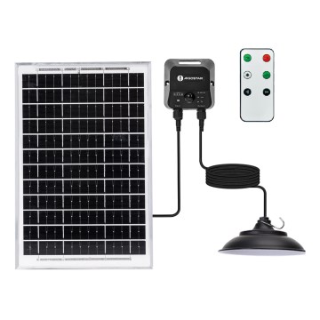 Aigostar - LED napelemes csillár érzékelővel LED/70W/12V 6000 mAh 6500K IP65 átm. 23,5 cm + távirányító