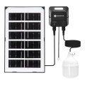 Aigostar - LED napelemes csillár LED/35W/12V 3000 mAh 6500K IP65 átm. 10 cm + távirányító