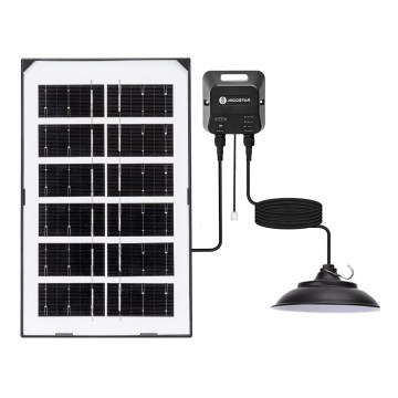 Aigostar - LED napelemes csillár LED/35W/12V 3000 mAh 6500K IP65 átm. 15 cm + távirányító