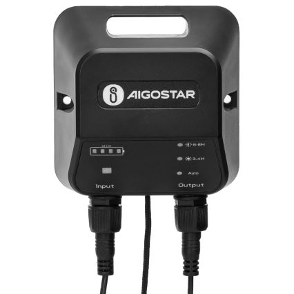 Aigostar - LED napelemes csillár LED/35W/12V 3000 mAh 6500K IP65 átm. 15 cm + távirányító