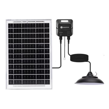 Aigostar - LED napelemes csillár LED/70W/12V 6000 mAh 6500K IP65 átm. 23,5 cm + távirányító
