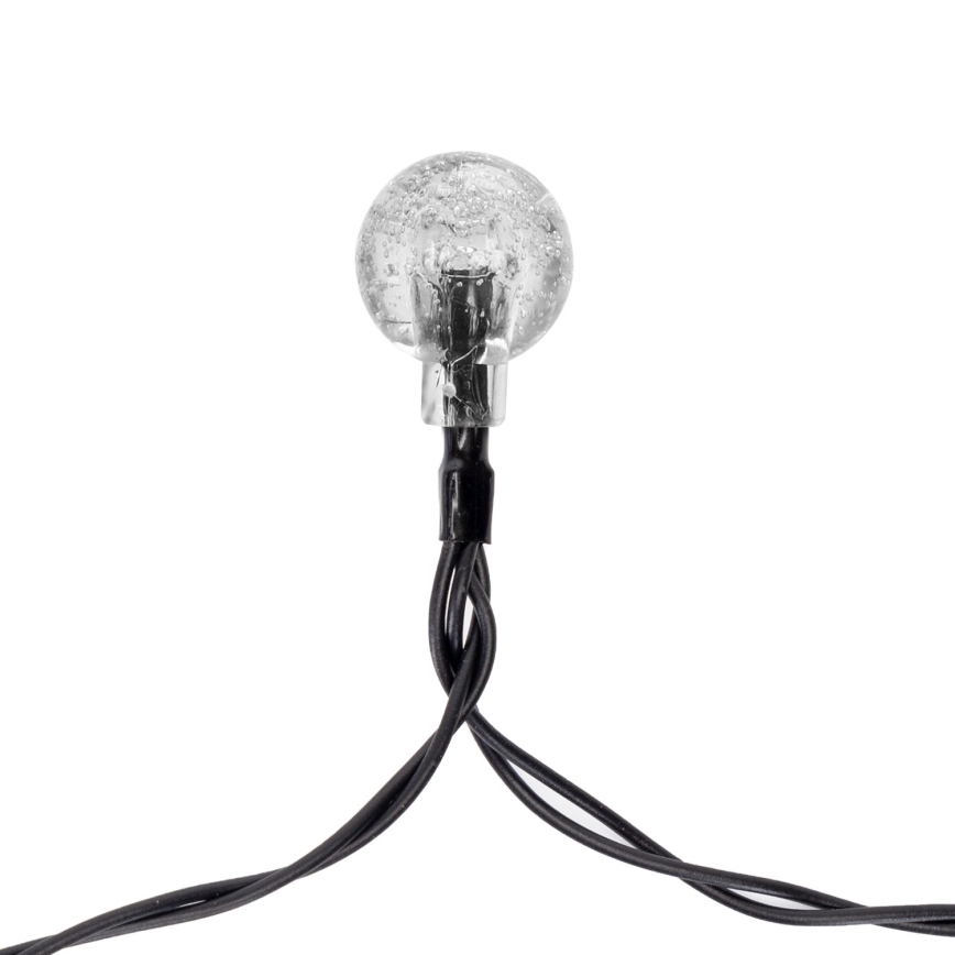 Aigostar - LED napelemes dekorációs lánc 50xLED/8 funkció 12m IP65 800 mAh meleg fehér