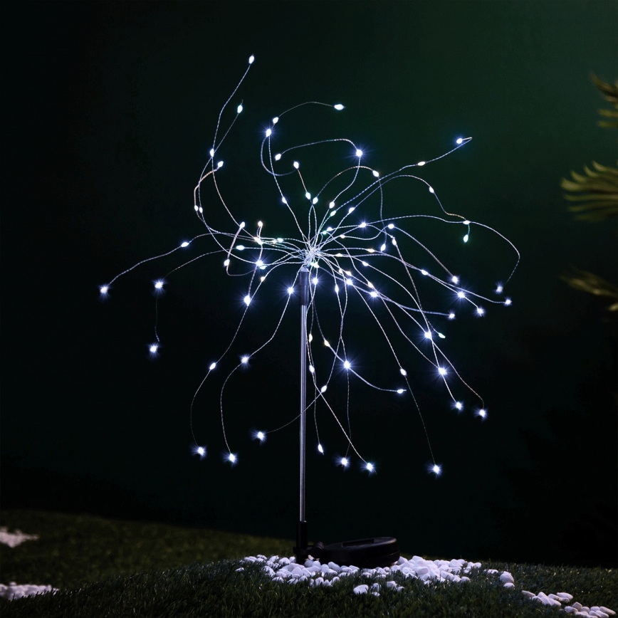 Aigostar - LED Napelemes dekoratív lámpa LED/0,03W/1,2V 88,5cm 6500K IP44