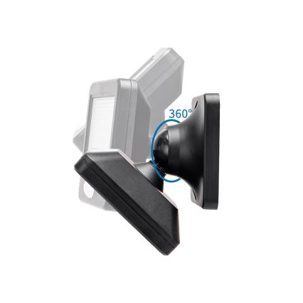 Aigostar - LED Napelemes érzékelős fali lámpa LED/0,64W/3,7V 600 mAh 6500K IP44