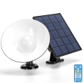 Aigostar - LED Napelemes fali lámpa LED/3,2V 3000K/4000K/6500K 5000 mAh IP65 + távirányítás