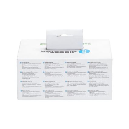 Aigostar - LED Napelemes fali lámpa LED/4W/5,5V 2700K IP44