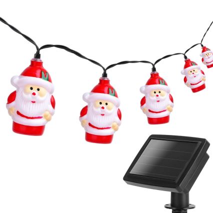 Aigostar - LED napelemes fényfüzér 10xLED/3,8 m IP44 hideg fehér 400 mAh