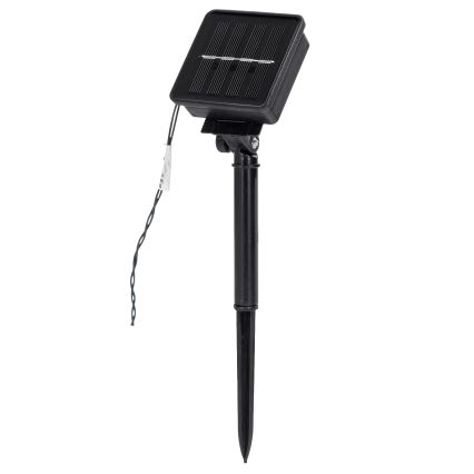 Aigostar - LED napelemes fényfüzér, 200 LED, 8 világítási mód, 22 m, IP65, többszínű, 800 mAh
