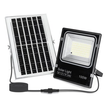 Aigostar - LED napelemes fényvető LED/100W/3,2V 2000mAh 3000K/4000K/6500K IP66 + távirányító